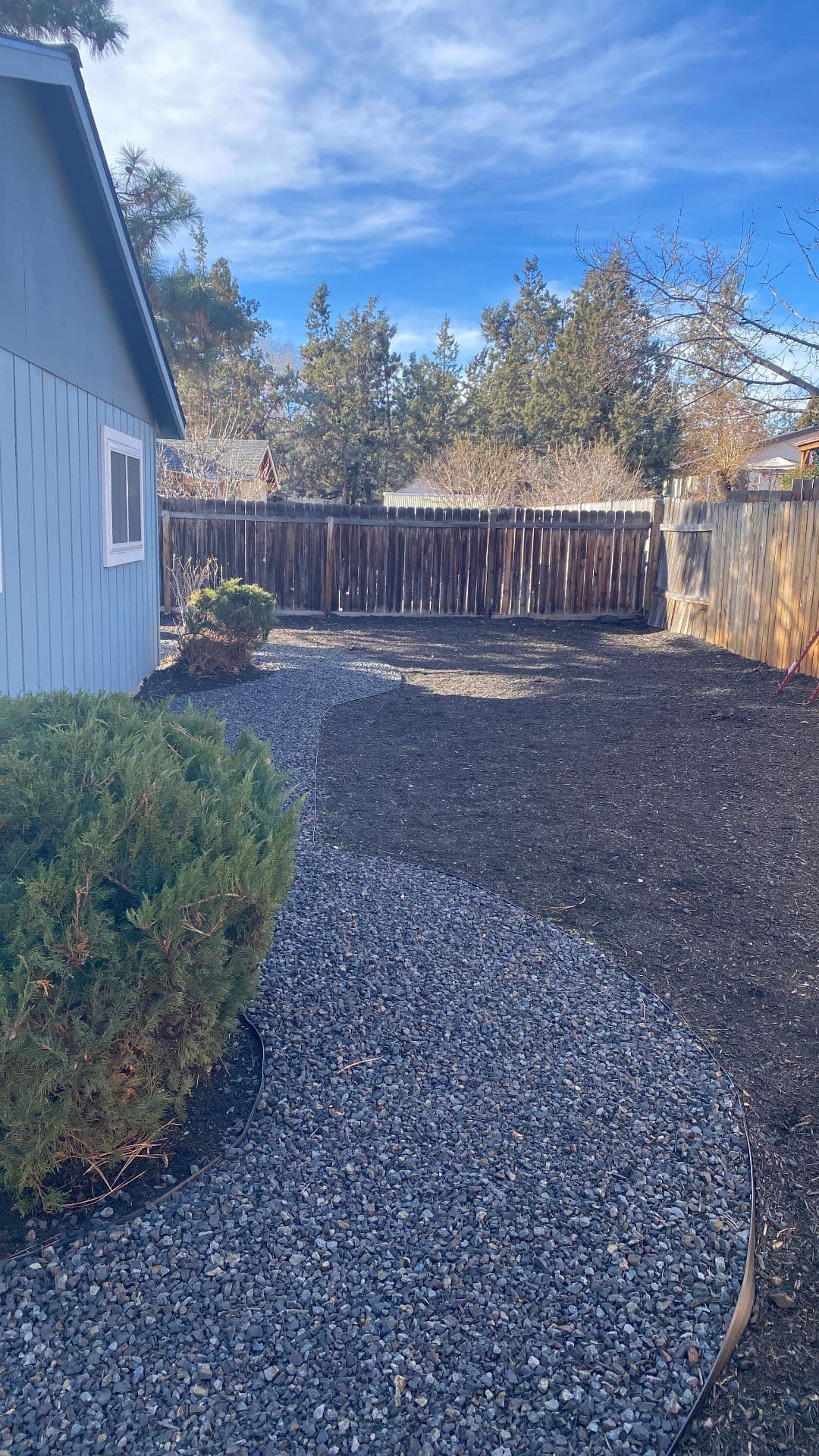 Gallery photos for Mulch and Gravel Path Installation by Edge Landscaping: Image #1
