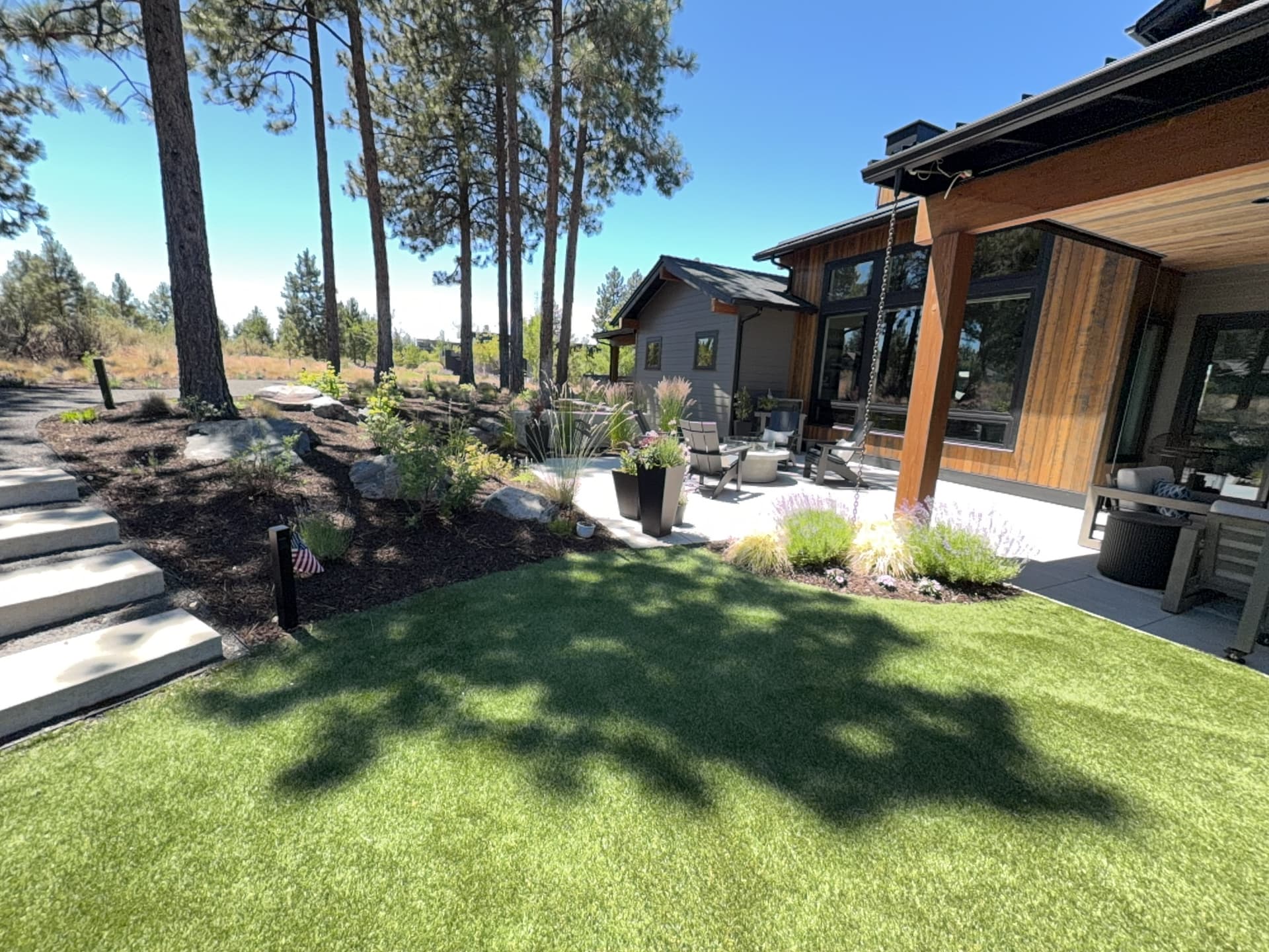 Gallery photos for Luxury Residential Landscaping Done Right in Bend: Image #1